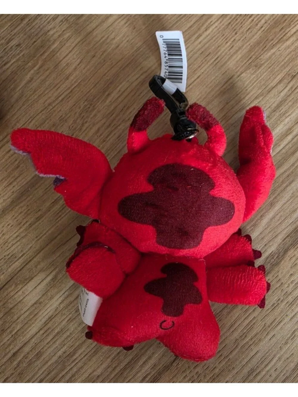 Disney Stitch Experiment 627 Red Plush Bag Clip Keychain Mystery Blind Bag EUC - Picture 2 of 5